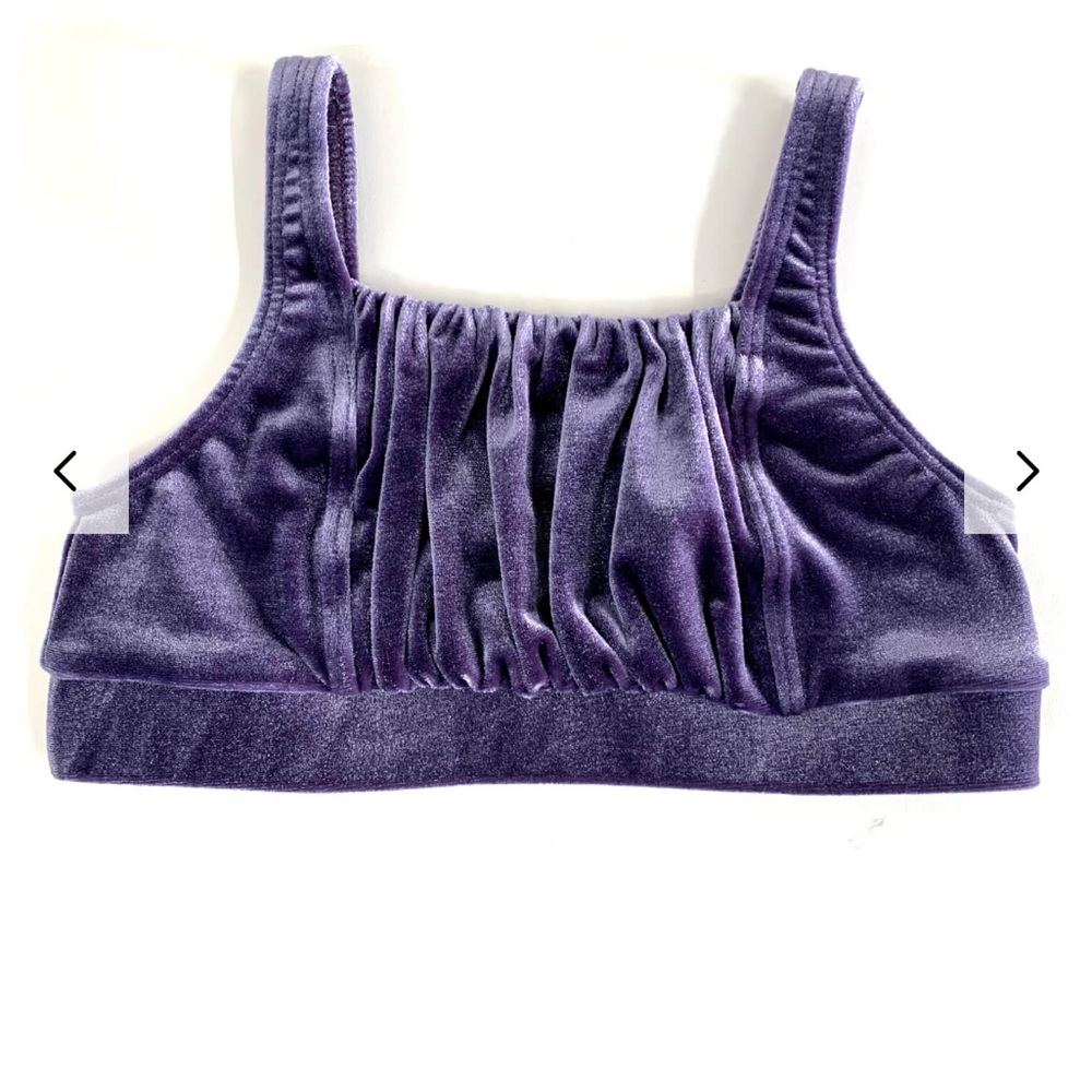 NWOT Honeycut Velveeta top, “dusk” purple, Child L